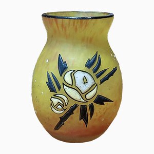 Glass Paste Vase from Delatte Nancy-DLN-999544