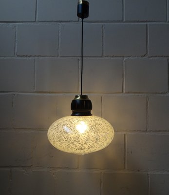 Glass Pendant Lamp, 1960s-POM-574198