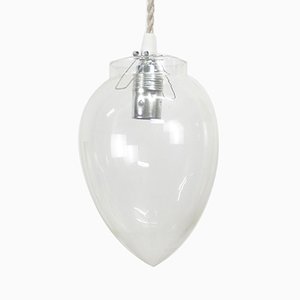 Glass Pendant Lamp, 1960s-CQZ-655851