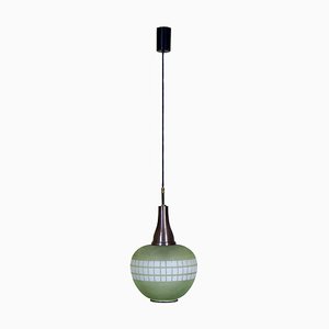 Glass Pendant Lamp, 1960s-VNC-2043373