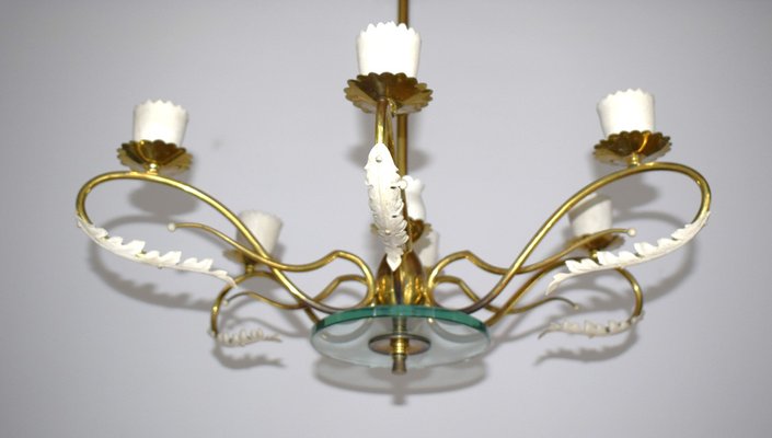 Glass Pendant Lamp by Pietro Chiesa for Fontana Arte, 1930s-VA-1703907