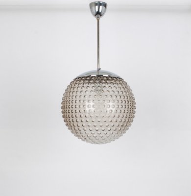 Glass Pendant Lamp by Rolf Krüger for Staff, Germany, 1970s-UGR-1085944