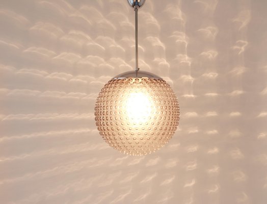 Glass Pendant Lamp by Rolf Krüger for Staff, Germany, 1970s-UGR-1085944