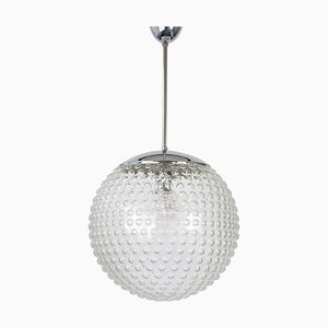 Glass Pendant Lamp by Rolf Krüger for Staff, Germany, 1970s-UGR-1086264