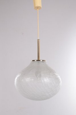 Glass Pendant Lamp from Doria Leuchten, Germany, 1960s-EZZ-1193397