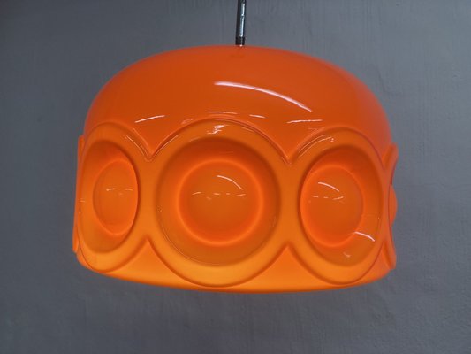 Glass Pendant Lamp from Glashütte Limburg, 1970s-AET-1309957