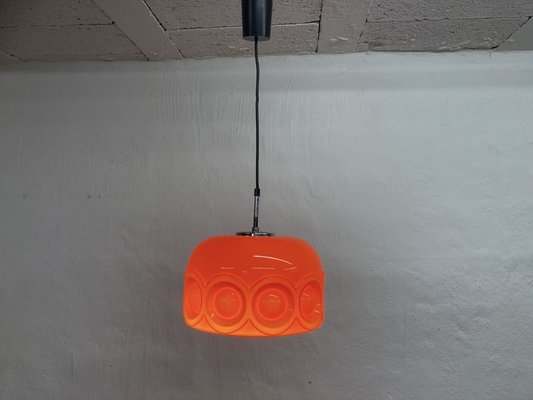 Glass Pendant Lamp from Glashütte Limburg, 1970s-AET-1309957