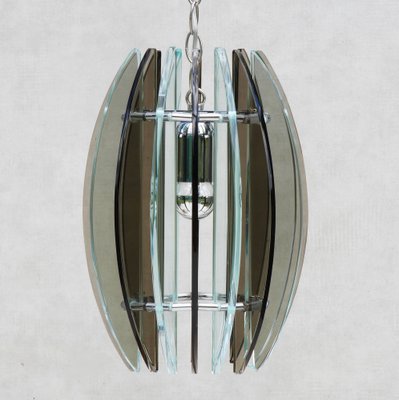 Glass Pendant Lamp from Veca, Italy, 1970s-JUA-981771