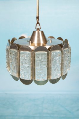 Glass Pendant Lamp from Vitrika, 1960s-HGA-572017