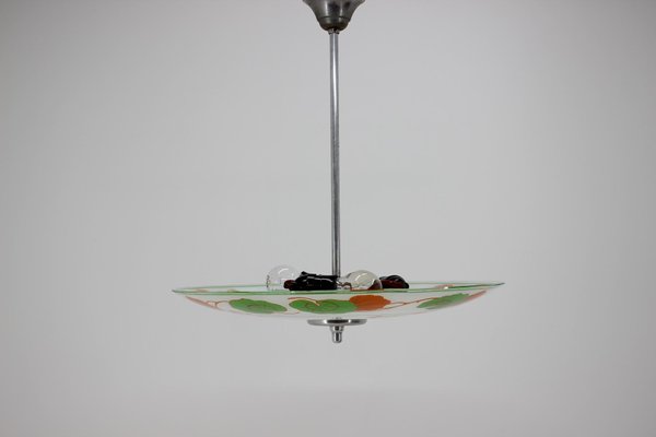 Glass Pendant Lamp from Zukov, 1980s-TZ-592133