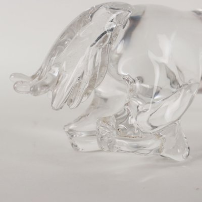 Glass Sculpture of Horse by Arnaldo Zanella-VMM-1713250