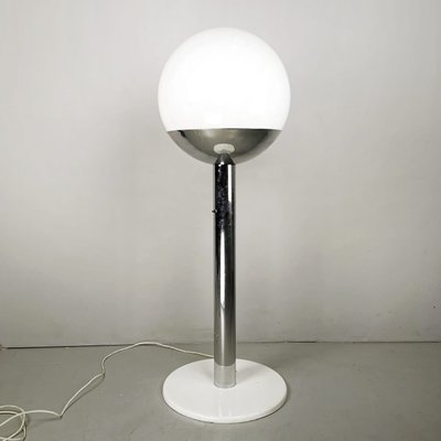 Glass Sphere Floor Lamp by Pia Guidetti Crippa for Luci Milano, 1970s-PRS-1268484