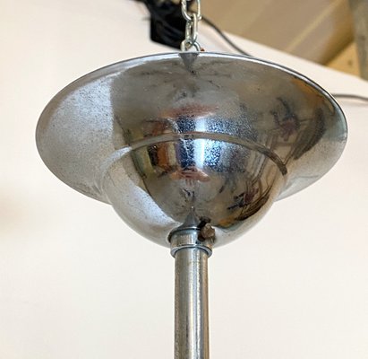 Glass & Steel Chandelier by Sciolari, 1970s-NPC-1318615