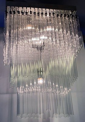 Glass Tube Ceiling Lamp, 1970s-IKW-828257