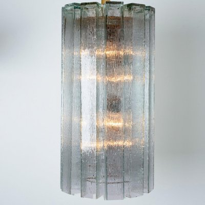 Glass Tubes Chandelier attributed to Doria Leuchten, Germany, 1970-VDW-2044193