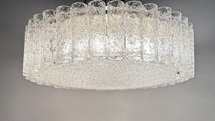 Glass Tubes Chandelier from Doria Leuchten, 1960s-BGP-1818853