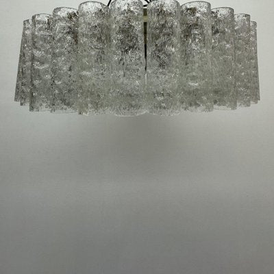 Glass Tubes Chandelier from Doria Leuchten, 1960s-BGP-1818853