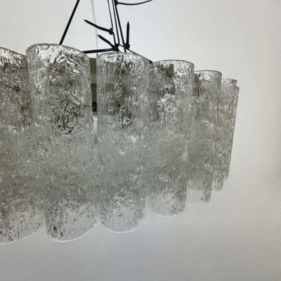 Glass Tubes Chandelier from Doria Leuchten, 1960s-BGP-1818853