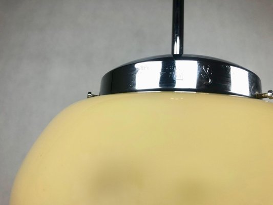 Glass UFO Pendant Lamp from Napako, 1960s-ZCY-1376082