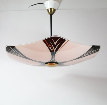 Glass Umbrella Chandelier, 1960s-UWE-809080