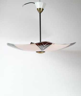 Glass Umbrella Chandelier, 1960s-UWE-809080