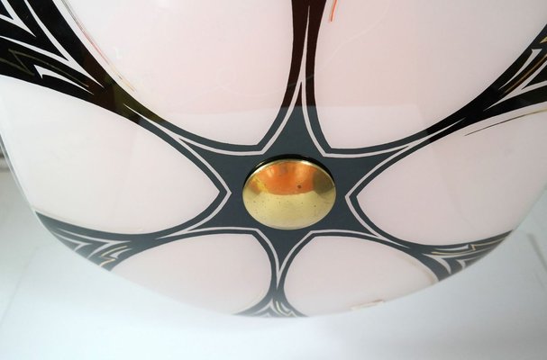 Glass Umbrella Chandelier, 1960s-UWE-809080