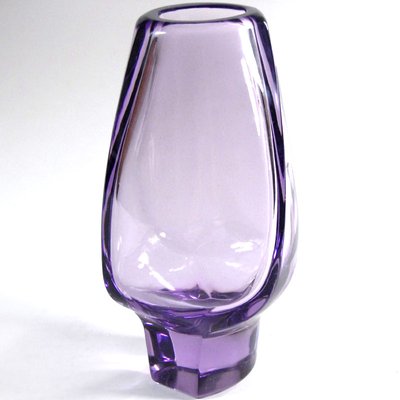 Glass Vase by Aloys F. Gangkofner for Hessenglas, Germany, 1950s-GIW-935936