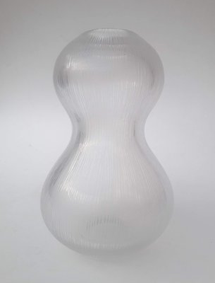 Glass Vase by Bengt Orup for Johansfors Sweden, 1960s-XUQ-1438713