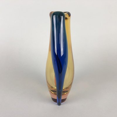 Glass Vase by Hana Machovska for Mstisov Glassworks, 1960s-TZ-787924