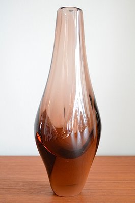 Glass Vase by Josef Cvrček for Železnobrodské Sklo, 1960s-OV-866640