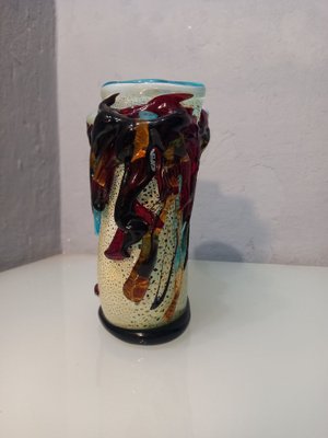 Glass Vase by Picasso Sergio Costantini for Musana Ocus Omg Murano, 1990s-OHK-1722301