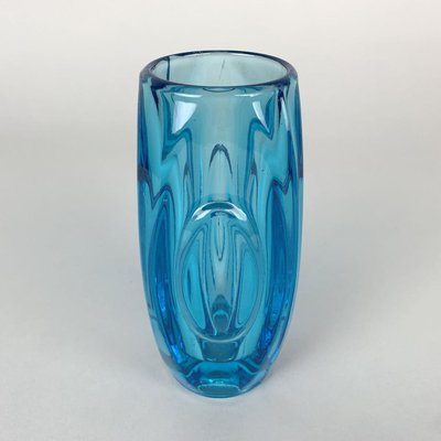 Glass Vase by Rudolf Shrotter for Sklo Union, 1950s-TZ-838902