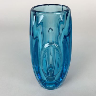 Glass Vase by Rudolf Shrotter for Sklo Union, 1950s-TZ-838902