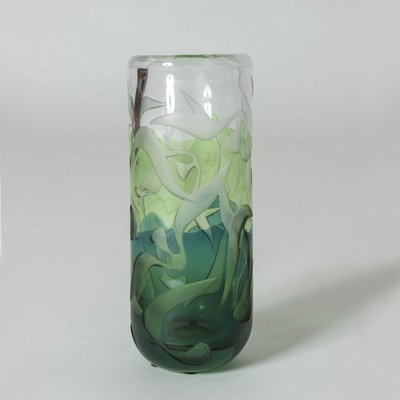 Glass Vase by Vicke Lindstrand for Kosta, 1950s-NL-715066