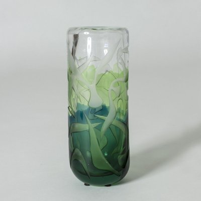 Glass Vase by Vicke Lindstrand for Kosta, 1950s-NL-715066