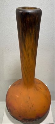 Glass Vase from Muller Frères, 1920s-IKW-798367