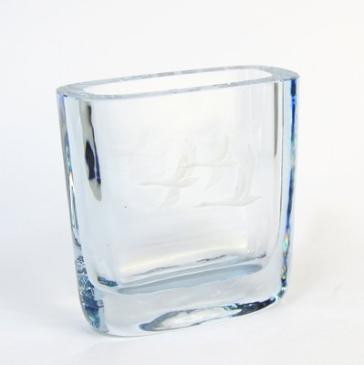 Glass Vase from Strömbergshyttan, 1960s-NE-1740517