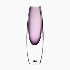 Glass Vase in Purple by Gunnar Nylund, 1950s-SC-1771419