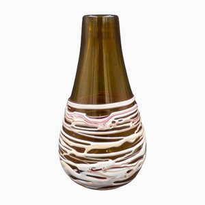 Glass Vase with Melted Ribbon Strands from Venini, 1960s-WK-1435977