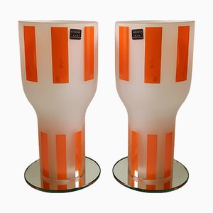 Glass Vases by James Irvine, 1990s, Set of 2-EI-1072548