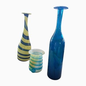 Glass Vases by Mdina, Set of 3-QDP-1189852