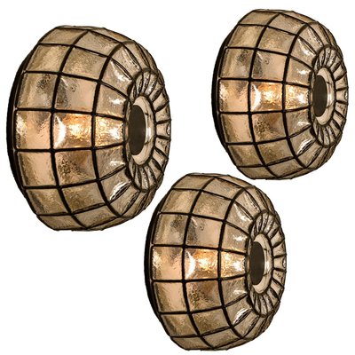 Glass Wall Light from Limburg Glashütte, 1970s-VDW-997873