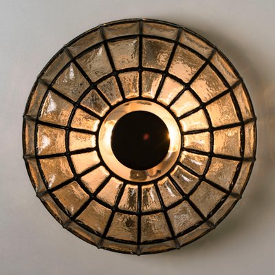 Glass Wall Light from Limburg Glashütte, 1970s-VDW-997873