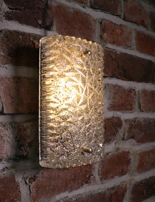 Glass Wall Sconce from Hoffmeister, Germany, 1960s-DEK-932573