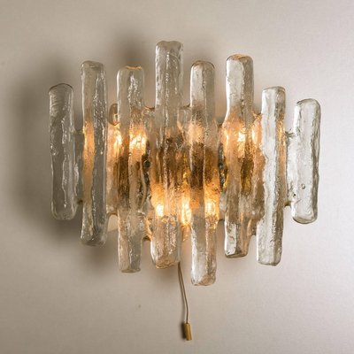 Glass Wall Sconces by J.T. Kalmar, Austria, Set of 2-VDW-824825