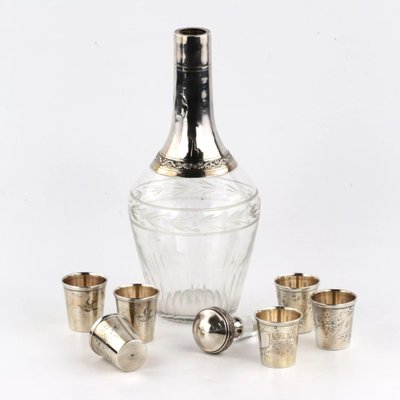 Glasses Set with a Carafe, Set of 7-WMV-1127596