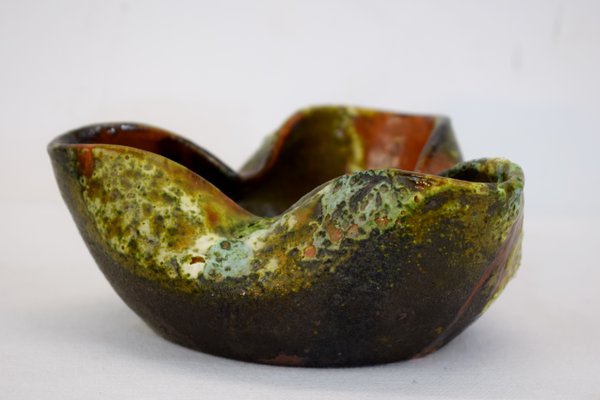 Glazed Ceramic Bowls by Claudio Pulli, 1960s-AOL-666423