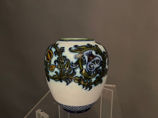 Glazed Ceramic Vase by Pietro Melandri & Paolo Zoli for La Faiance, 1900s-MAX-848051