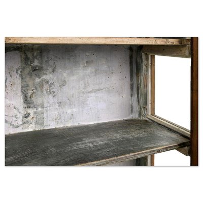 Glazed Console in Weathered Wood-NQ-2040782