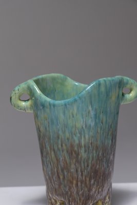 Glazed Earthenware Vase from Accolay, 1950s-QAC-2043133